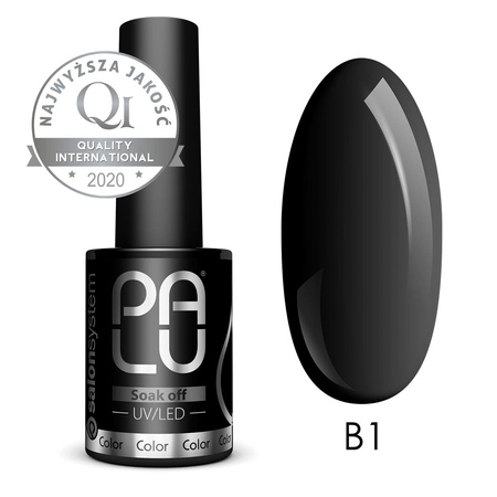 PALU Lakier Hybrydowy UV/LED 11ml, kolor czarny Color New York B1