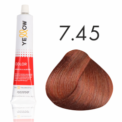 Yellow Color farba do włosów 7/45 czerwono-mahoniowy blond  100ml