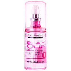 Exclusive fluid drops platinum nr 1. Fluid restrukturyzujący włosy grube  80ml