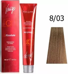 Vitalitys Art Absolute Farba Do Włosów 8/03 Naturalny Jasny Złocisty Blond 100ml