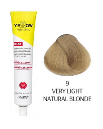 Yellow Color farba do włosów 9 bardzo jasny naturalny blond 100ml 2025