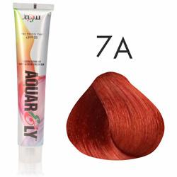 Farba do włosów Itely Aquarely 7A intensywnie pomarańczowy blond 100ml