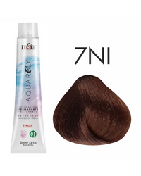 Farba do włosów Itely Aquarely 7NI  intensywnie naturalny średni blond 100ml