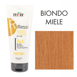 Itely RIFLESSI 3w1  BIONDO MIELE miodowy blond  koloryzująca maska do włosów  200ml