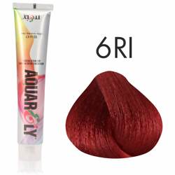 Farba do włosów Itely Aquarely 6RI Intensywnie czerwony ciemny blond 100ml