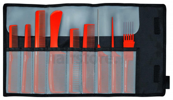 JAGUAR KOMPLET GRZEBIENI POMARAŃCZOWYCH