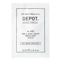 DEPOT NO.402 PRE&POST SHAVE EMOLLIENT FLUID zmiękczający fluid przed goleniem i po goleniu 10ml