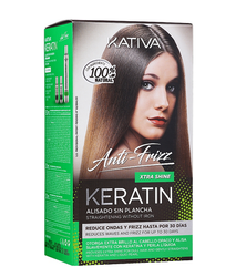 Kativa Keratin Anti - Frizz Xtra Shine . Zestaw do keratynowego prostowania włosów