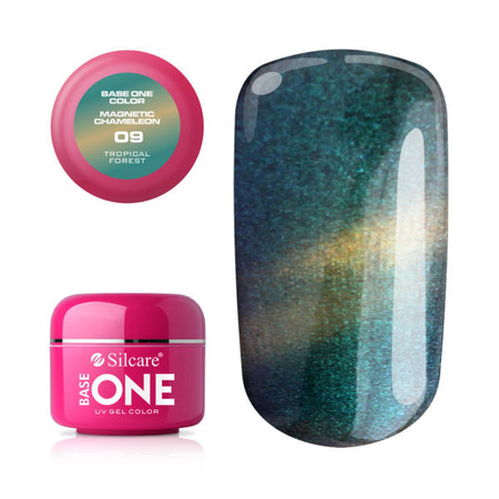 Silcare Gel Base One MAGNETIC CHAMELEON 09 Tropical Forest 5g