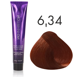 Zone No Inhibiton Multicolor farba do włosów 6/34 złoto miedziany jasny brąz 100ml