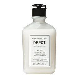 DEPOT No.501 Moisturizing&clarifying beard shampoo nawilżający i oczyszczający szampon do brody 250ml