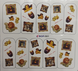 Silcare Naklejka wodna BOP001