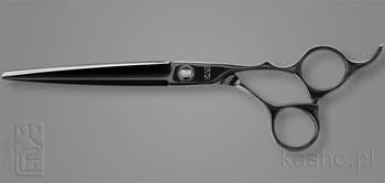 Kasho nożyczki SERIA Sagano BLACK EDITION Offestowe rozmiar 7,0"KSG-70 OS DLC