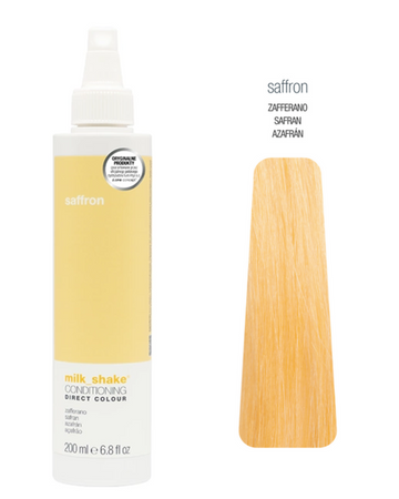 Zone Milk Shake Direct Colour Odżywka koloryzująca do włosów szafranowa Saffron 100ml