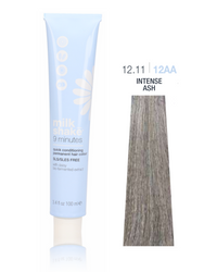 Zone Milk Shake farba do włosów 9 minut 12/11 intensywnie popielaty super jasny blond 100ml