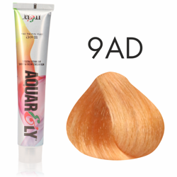 Farba do włosów Itely Aquarely 9AD Pomarańczowo - złoty bardzo jasny blond 100ml