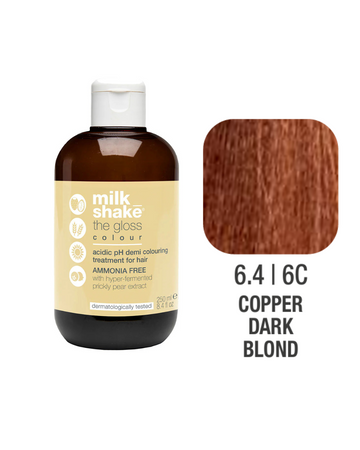 Zone Milk Shake Gloss farba pielęgnująca do włosów 6/4 miedziany ciemny blond 60ml