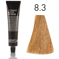 INSIGHT Incolor Fitoproteinowa farba do włosów 8/3 Złoty jasny blond 100ml