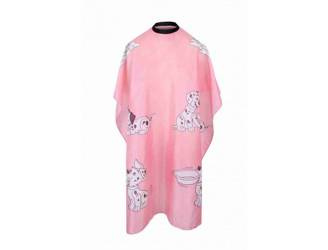 Poniks peleryna  dziecięca różowa JP074