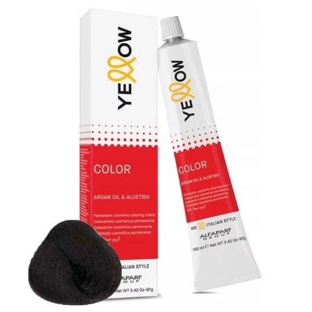 Yellow  Color Farba do włosów 4.1 - Średni popielaty brąz - 100ml