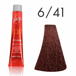 Vitalitys ART ABSOLUTE Farba do włosów 6/41 ciemny blond miedziano popielaty 100ml