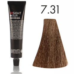INSIGHT Incolor Fitoproteinowa farba do włosów 7/31 Beżowy średni blond 100ml