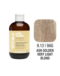 Zone Milk Shake Gloss farba pielęgnująca do włosów 9/13 popielato złoty bardzo jasny blond 60ml