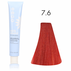 Zone Milk Shake farba do włosów 9 minut 7/6 czerwony średni blond 100ml