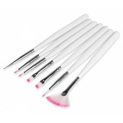 Silcare zestaw pędzli do żeli i zdobień 1 kpl.