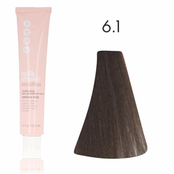 Zone Milk Shake półtrwała farba do włosów smoothies 6/1 popielaty ciemny blond 100ml