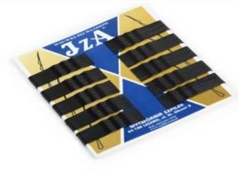 Wsuwki fryzjerskie z KULKĄ CZARNE 100szt.