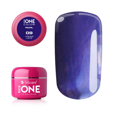 Silcare Gel Base One PEARL 09 Indigo Love 5g