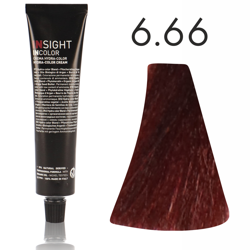 INSIGHT Incolor Fitoproteinowa farba do włosów 6/66 Intensywny czerwony ciemny blond 100ml