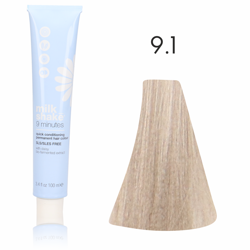 Zone Milk Shake farba do włosów 9 minut 9/1 popielaty bardzo jasny blond 100ml