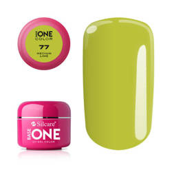 Silcare Gel Base One COLOR 77 Medium Lime 5g