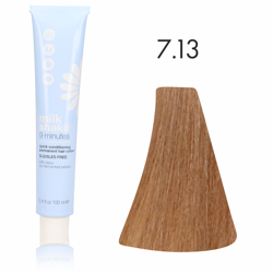 Zone Milk Shake farba do włosów 9 minut 7/13 popielato złoty średni blond 100ml