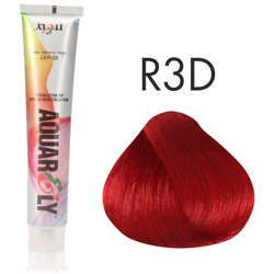 Farba do włosów Itely Aquarely R3D czerwony wzmacniacz 100ml