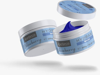Belleco Blueberry nawilżająca maska, po zabiegu nanoplastii, ochładzająca odcienie blond 300ml