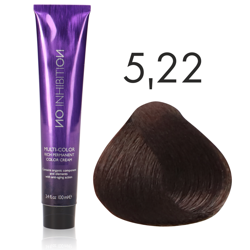 Zone No Inhibiton Multicolor farba do włosów 5/22 zimny czekoladowy jasny brąz  100ml