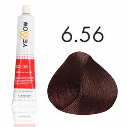 Yellow Color Farba do włosów 6/56 ciemny mahoniowy czerwony blond 100ml