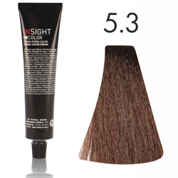 INSIGHT Incolor Fitoproteinowa farba do włosów 5/3 Złoty jasny brąz 100ml