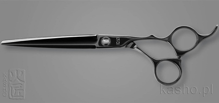 Kasho nożyczki SERIA Sagano BLACK EDITION Offestowe rozmiar 7,0"KSG-70 OS DLC