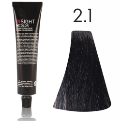 INSIGHT Incolor Fitoproteinowa farba do włosów 2/1 Granatowa czerń 100ml