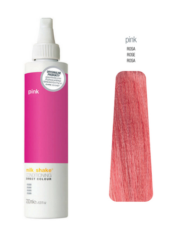 Zone Milk Shake Direct Colour Odżywka koloryzująca do włosów różowa Pink 100ml