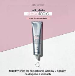 Zone Milk Shake Decologic Total Roots Lightener rozjaśniacz do włosów w kremie 50g