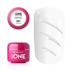 Silcare Gel Base One PAINT 01 White 5g
