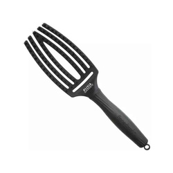 Olivia Garden Fingerbrush Combo Full Black Medium szczotka do rozczesywania włosów