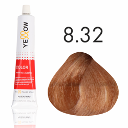 Yellow Color farba do włosów 8/32 jasny złoto-fioletowy blond 100ml