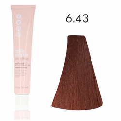 Zone Milk Shake półtrwała farba do włosów smoothies 6/43 miedziano złocisty jasny brąz 100ml