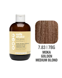Zone Milk Shake Gloss farba pielęgnująca do włosów 7/83 moka złocisty średni blond 60ml